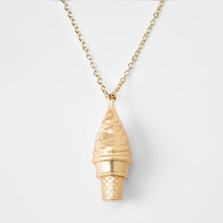 Girls' Pendant Necklace - Art Class Gold