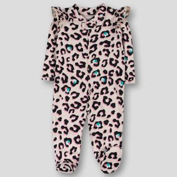 Lamaze Baby Organic Cotton Leopard Sleep N' Play - Black Newborn