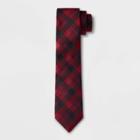 Men's Checkered Tie - Goodfellow & Co Red