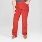 Women's Plus Size Skinny Bootcut Jeans - Universal Thread Red
