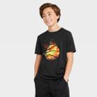 Petiteboys' Short Sleeve Basketball Graphic T-shirt - All In Motion Black