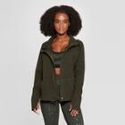 Women's Sweater Fleece Full Zip - C9 Champion Green Heather