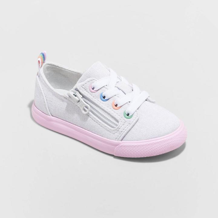 Toddler Girls' Luka Double Zipper Sneakers - Cat & Jack