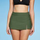 Women's Tummy Control Swim Skirt - Kona Sol Dark Green