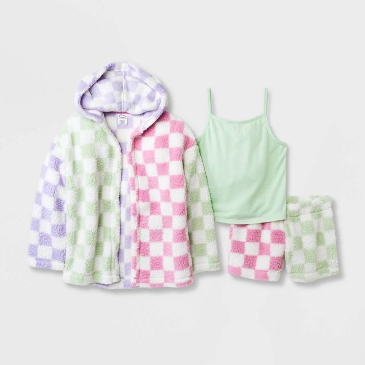 Girls' High Pile Fleece Pajama Set - Art Class
