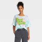 Modern Lux Women's Fresh Prince Short Sleeve Graphic T-shirt - Green Tie-dye