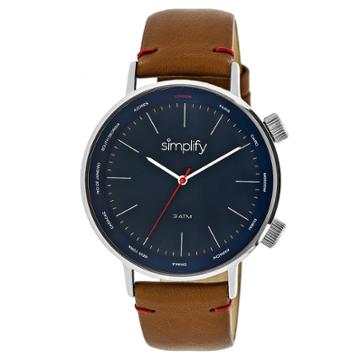 Target Simplify The 3300 Men's Leather-band Watch -