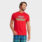 Men's Tall Holiday Feliz Navidad Matching Family Pajama T-shirt - Wondershop Red