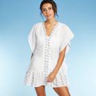 Women's Drop Waist Cover Up Dress - Xhilaration White S, Women's,