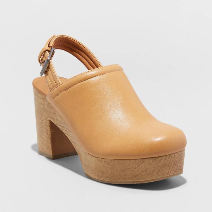 Women's Watson Platform Heels - Universal Thread Tan