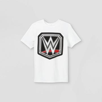 Boys' Wwe Short Sleeve Graphic T-shirt - White
