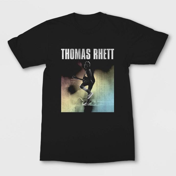 Merch Traffic Women's Thomas Rhett Short Sleeve Graphic T-shirt - Black
