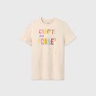 Men's Short Sleeve 'create With Code' Graphic T-shirt - Cat & Jack Cream