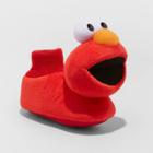Sesame Street Toddler Boys' Elmo Sock Slippers - Red