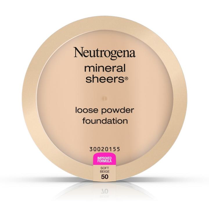 Neutrogena Mineral Sheers Loose Powder Foundation 50 Soft Beige -0.19 Oz