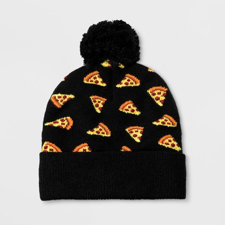 Kids' Emoji Cuffed Beanie - Black One Size, Kids Unisex