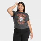 Women's Grateful Dead Plus Size Baby Short Sleeve Graphic T-shirt - Charcoal Gray