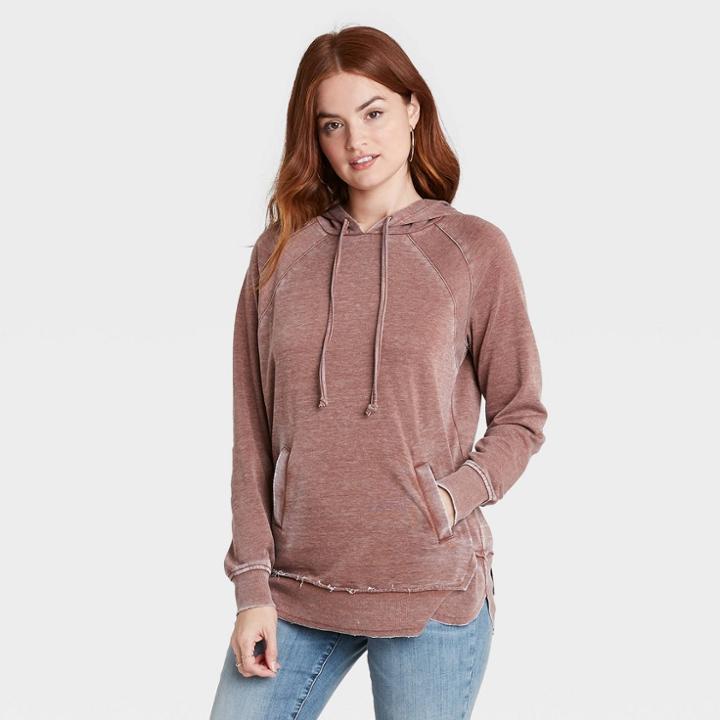 Women's Hooded Sweatshirt - Knox Rose Brown