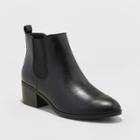 Target Women's Ellie Wide Width Chelsea Boots - A New Day Black 8w,