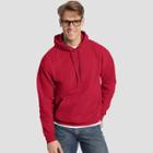 Hanes Men's Ecosmart Fleece Pullover Hooded Sweatshirt - Deep Red