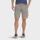 Wrangler Men's 10 Cargo Twill Shorts - Vintage Gray