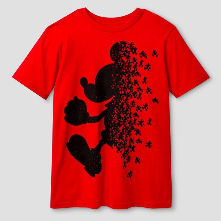 Boys' Mickey Mouse T-shirt - Red