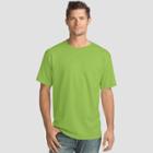 Hanes Men's 4pk Short Sleeve Comfort Wash T-shirt - Lime (green)