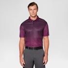 Men's Heather Ombre Golf Polo Shirt - Jack Nicklaus Potent Purple Xs, Dark Purple