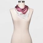 Women's Geo Print Scarf - A New Day Pink
