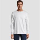 Hanes Men's Long Sleeve Beefy T-shirt - White M,