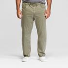 Target Men's Tall Slim Straight Fit Twill Pants - Goodfellow & Co Moss