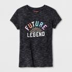 Girls' Short Sleeve Future Legend Graphic T-shirt - Cat & Jack Black