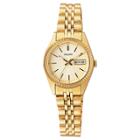 Women's Pulsar Functional Calendar Watch - Gold Tone With Champagne Dial - Pxx004
