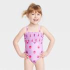 Baby Girls' Strawberry One Piece Swimsuit - Cat & Jack Purple