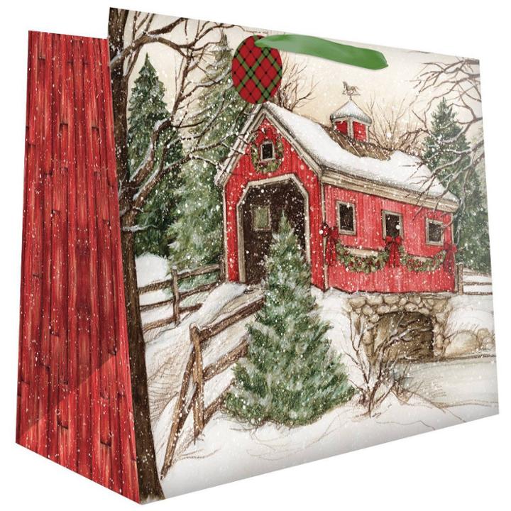 Lang 1ct Evergreen Christmas Jumbo Gift Bag
