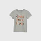 Toddler Boys' 'doing Great Things' Graphic Short Sleeve T-shirt - Cat & Jack Medium Heather Gray