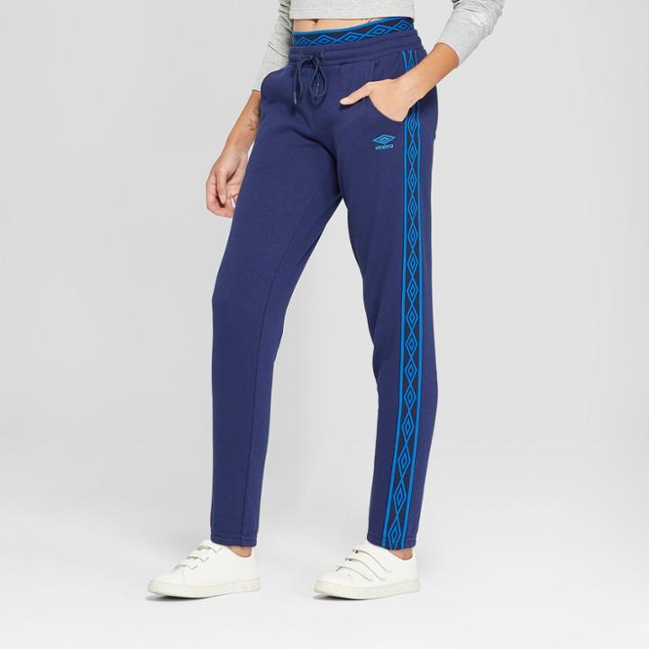 Umbro Women's Elastic Waist Jogger - Dark Blue