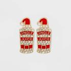 Sugarfix By Baublebar Naughty And Nice Statement Earrings - Red
