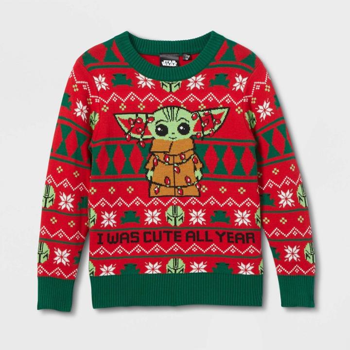 Toddler Boys' Star Wars Fair Isle Pullover Sweater - 12m, One Color