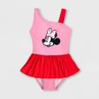 Girls' Minnie Mouse Swimsuit - 2 - Disney Store, One Color