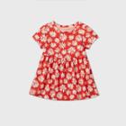 Toddler Girls' Short Sleeve Peplum T-shirt - Cat & Jack Rust Orange