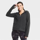 Women's Microfleece Pullover Sweatshirt - All In Motion Black