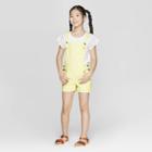 Girls' Jeans Shortalls - Cat & Jack Yellow