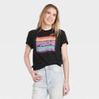 Ev Lgbt Pride Pride Gender Inclusive Adult Neon 'pride' Short Sleeve Graphic T-shirt - Black