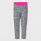 Girls' Star Sporty Cozy Lined Leggings - Cat & Jack Heather Gray