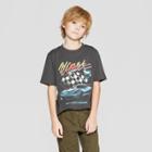 Boys' Short Sleeve Retro Dodge Viper Print T-shirt - Art Class Gray