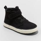 Toddler Boys' Rhett Zipper Booties - Cat & Jack Black