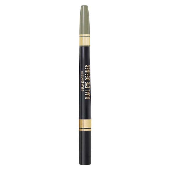 Black Radiance Urban Identity Dual Eye Definer - Black/jade .033oz, Black/green