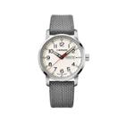 Men's Wenger Attitude Heritage Day/date - Swiss Made - Off-white Dial Nylon Strap Watch - Gray, Off White