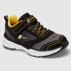 Boy's S Sport By Skechers Lapse Athletic Shoes - Black 3, White Yellow Black